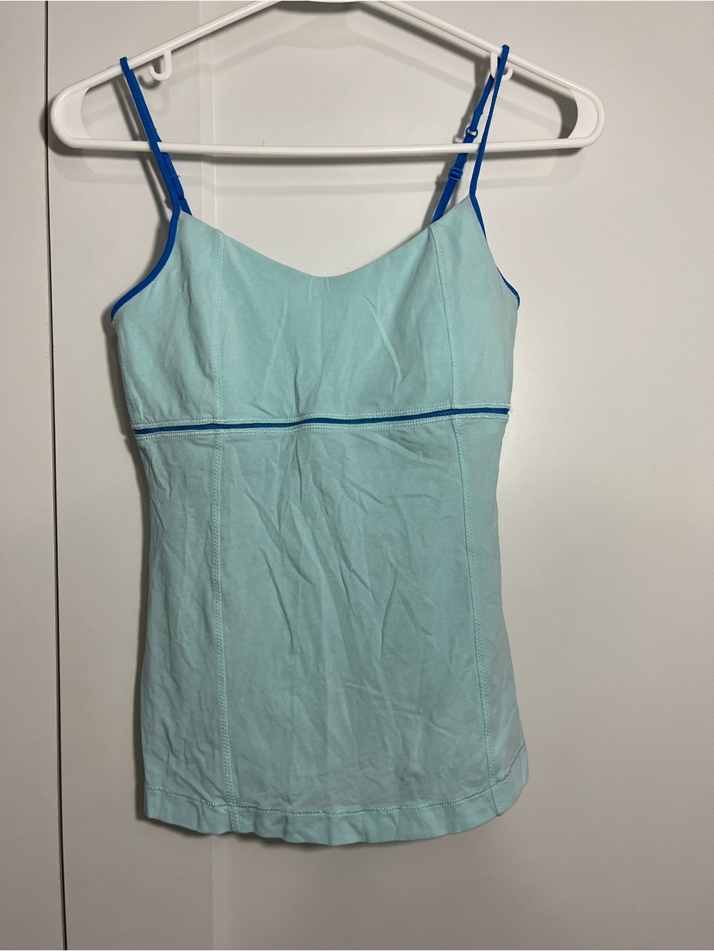 Lululemon Size 6 Blue Green Luminous Tank Top